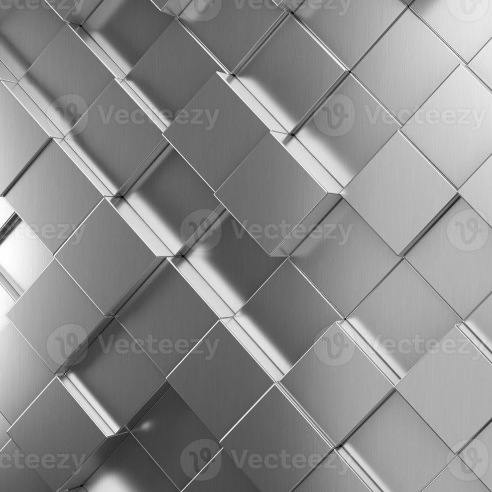 Futuristic and technological hexagonal background. 3d rendering photo