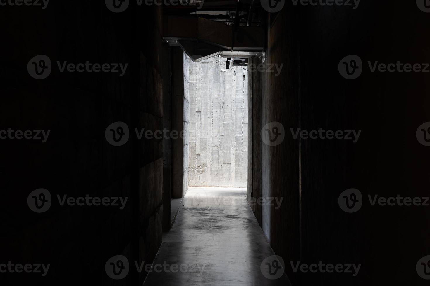 wall and walkway, passage of light photo