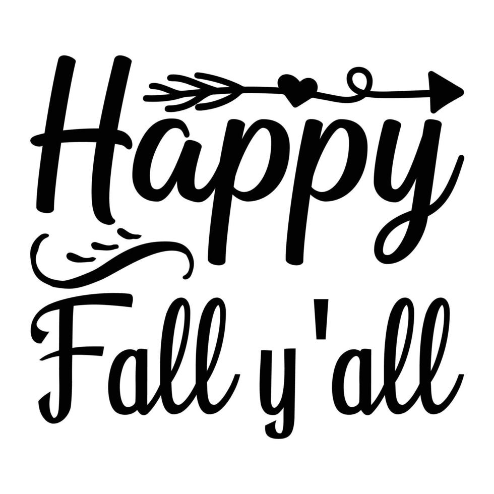 Happy fall Y'all 11949383 Vector Art at Vecteezy