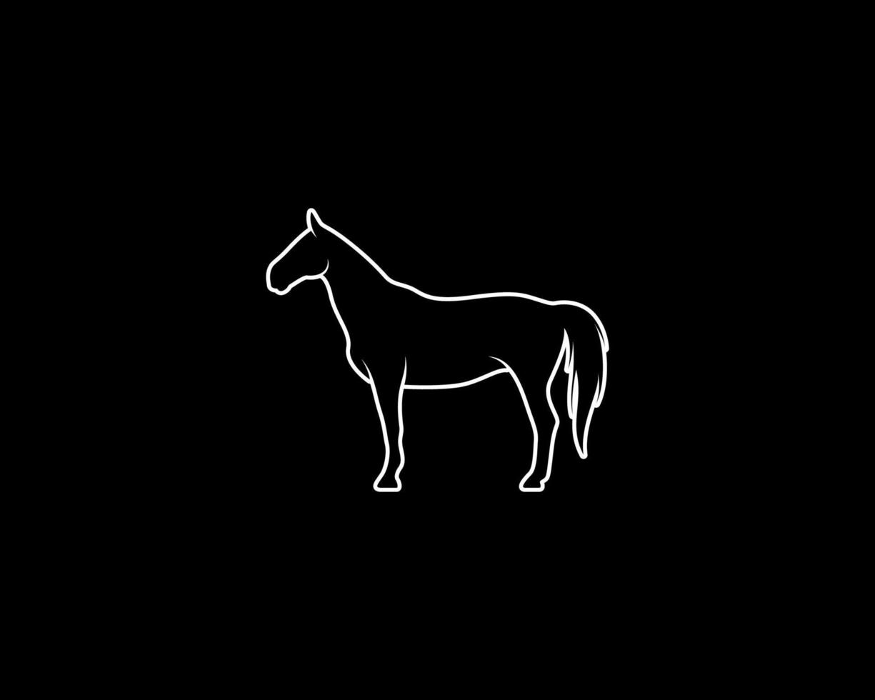 horse vector silhouette