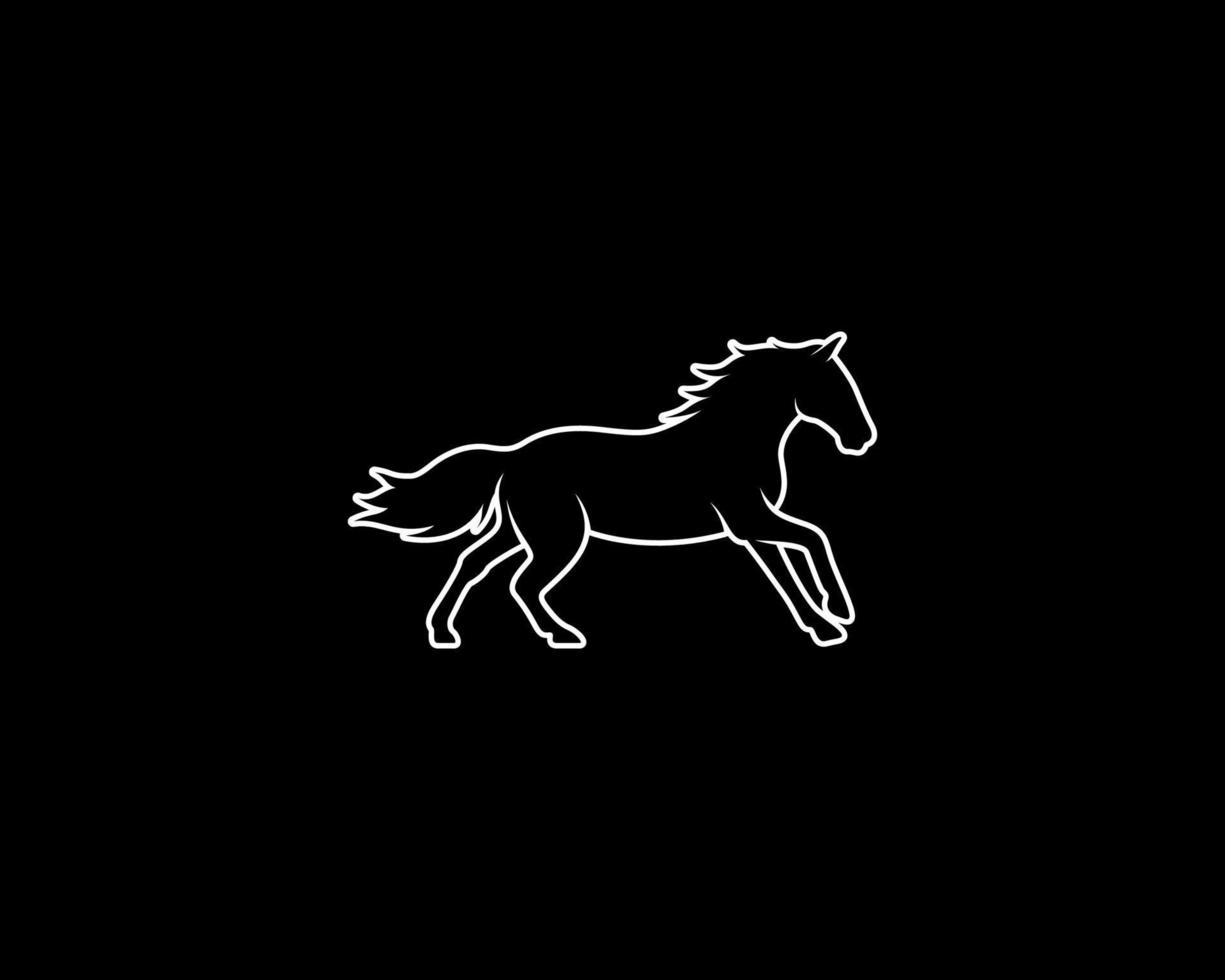 horse vector silhouette