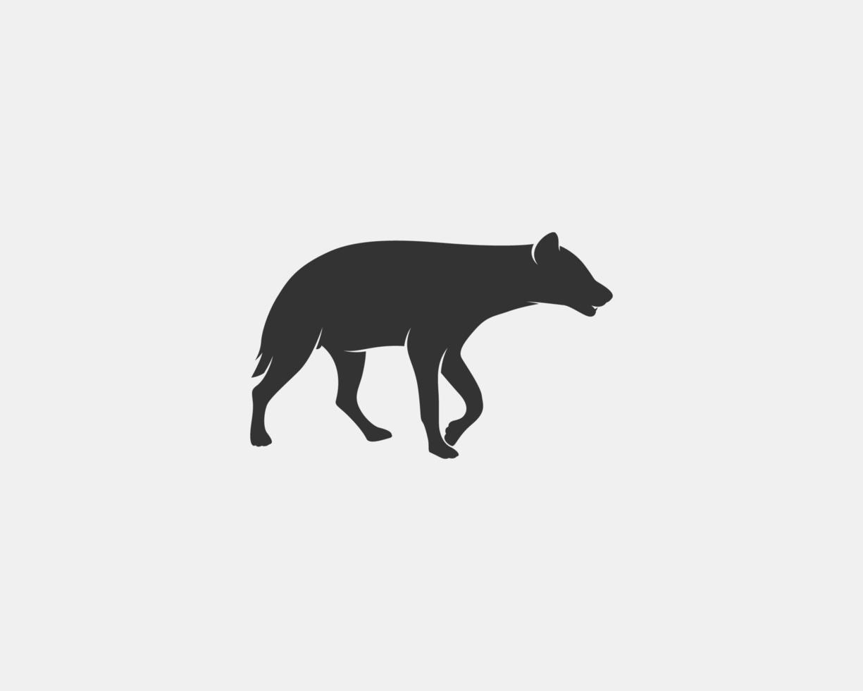 hyena vector silhouette