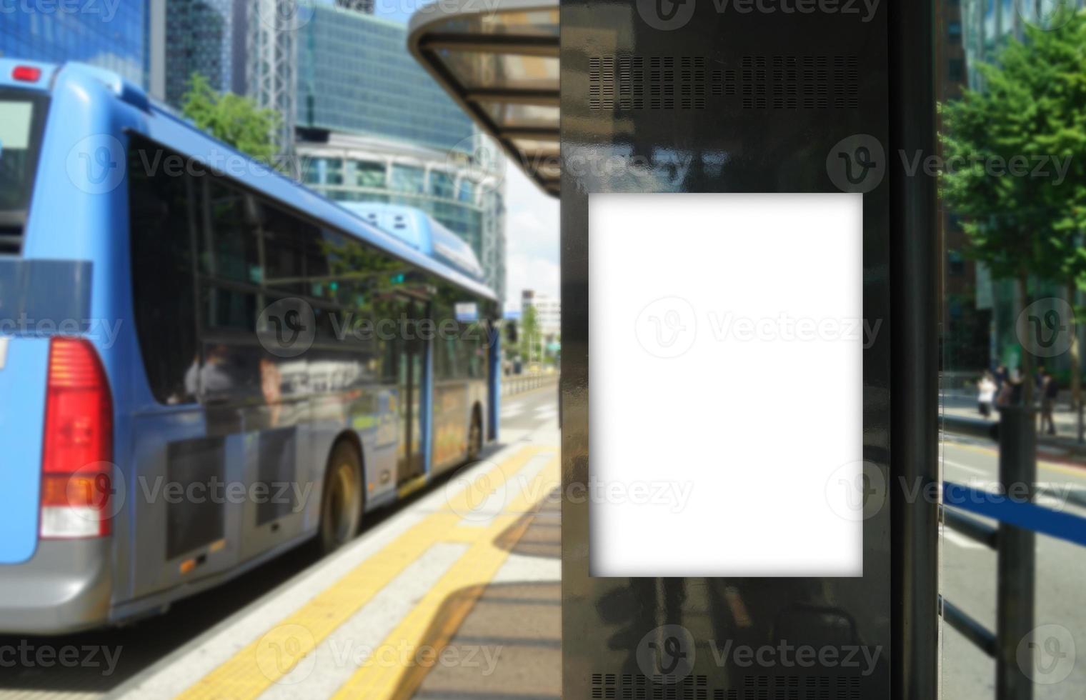 Subway Scenery and Advertising Mockup photo