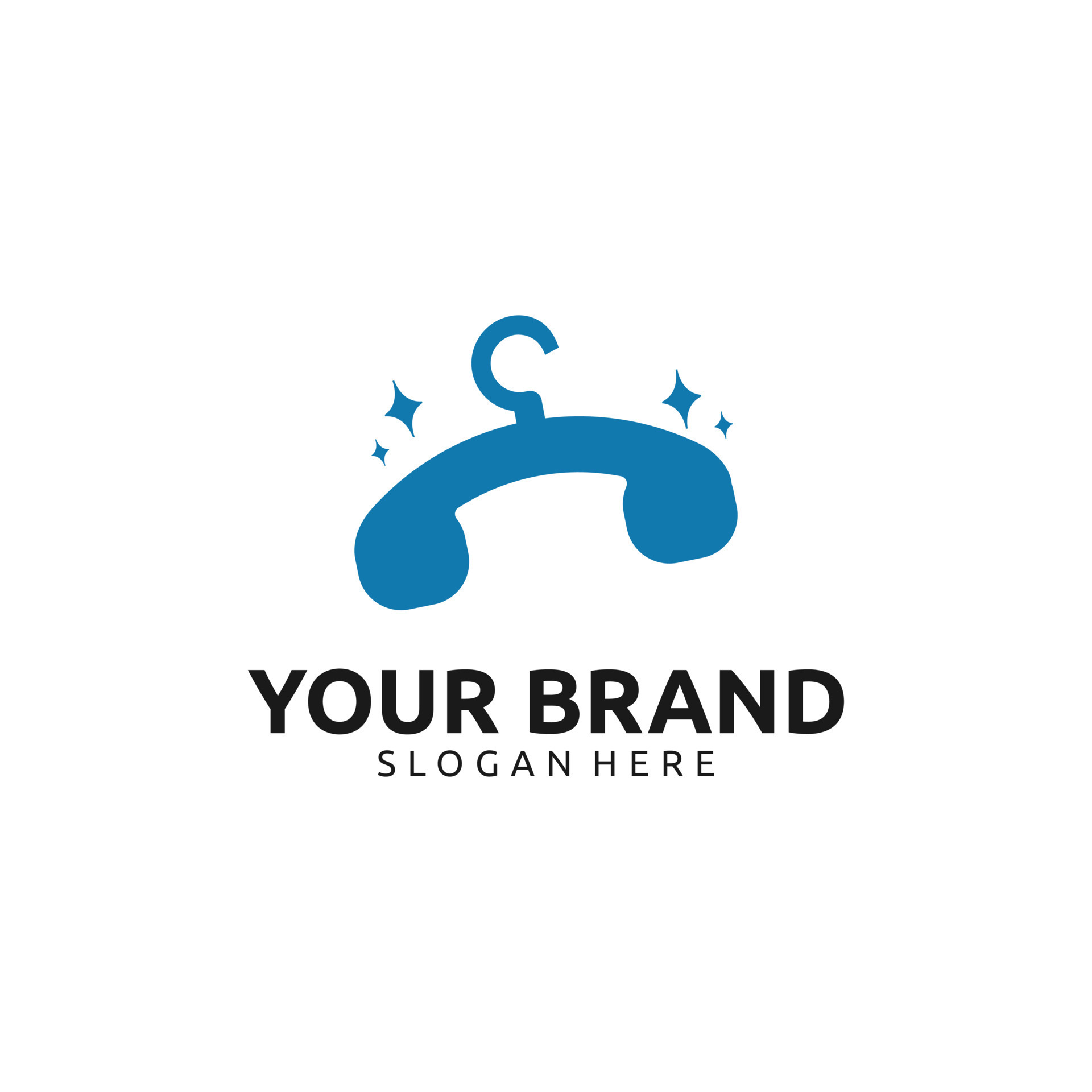 EXPRESS DELIVERY LAUNDRY SERVICE LOGO DESIGN 11950181 Vector Art at