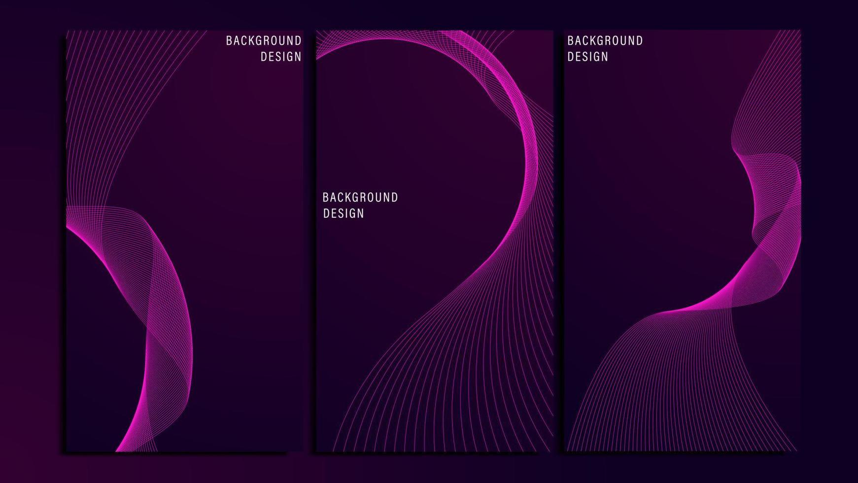 Abstract Background Modern and elegant lines with gradient colors, suitable for wallpaper, posters, banners and others vector