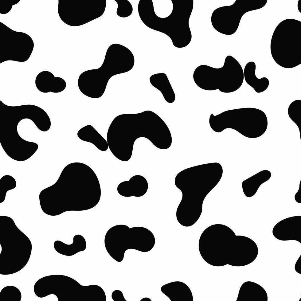 patrón sin costuras de leopardo. blanco y negro sin costuras. Huella animal. fondo vectorial vector