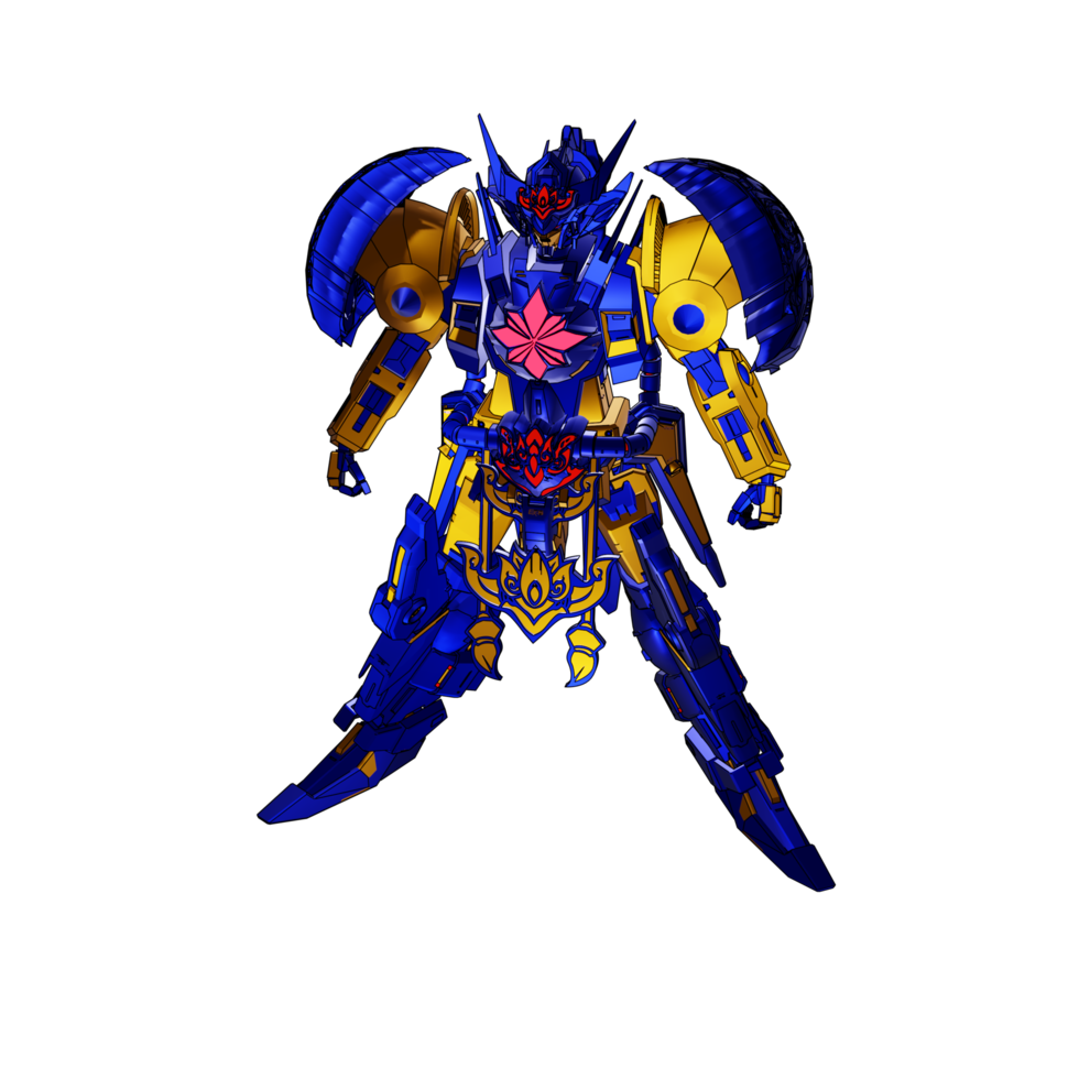 Mecha with strategy combat style png