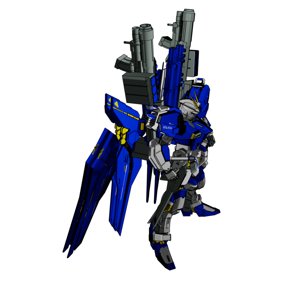 Mecha with defensive combat style png