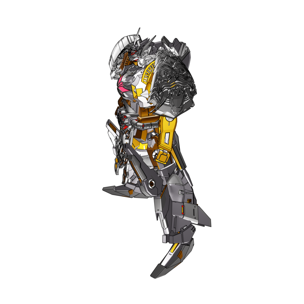 Robots with attacking combat style png