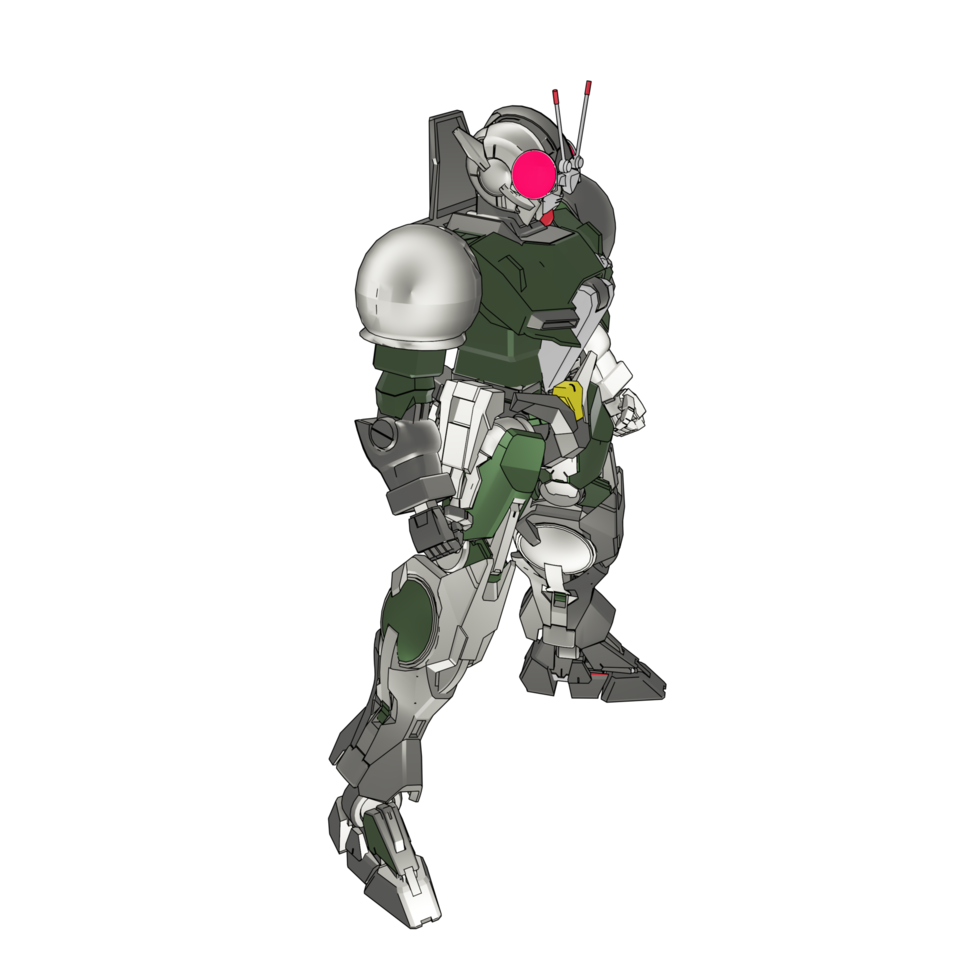 Robot with strategy combat style png