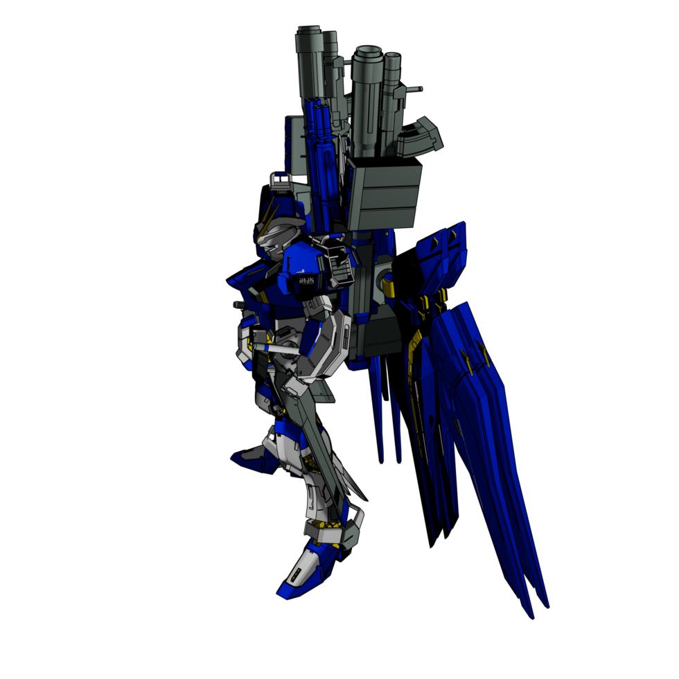 Mecha mit defensivem Kampfstil png