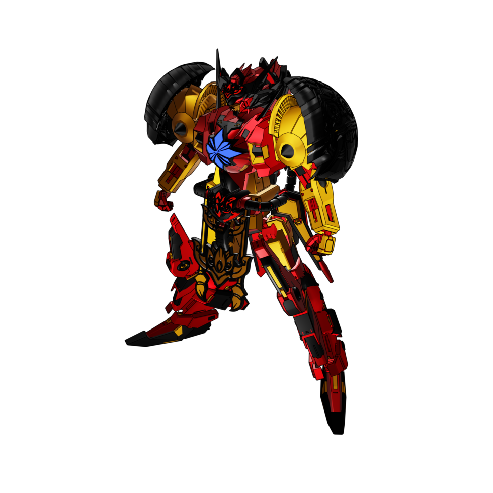 Robot with strategy combat style png