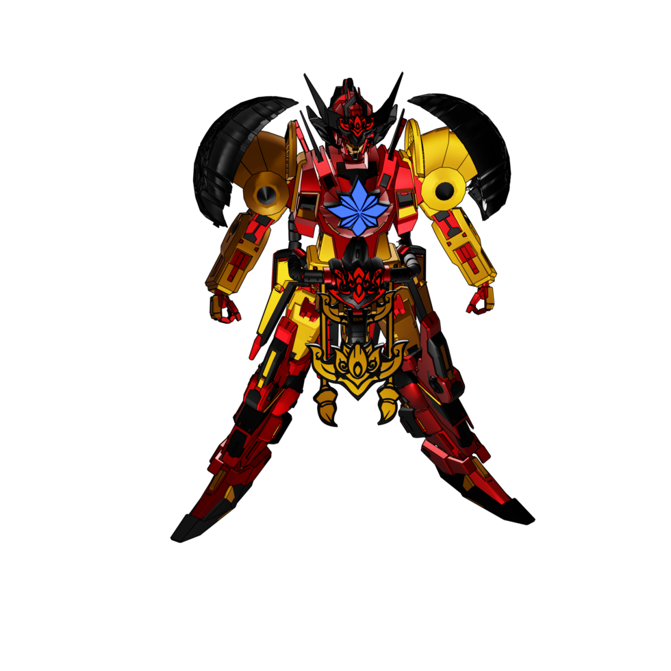 Robot with strategy combat style png