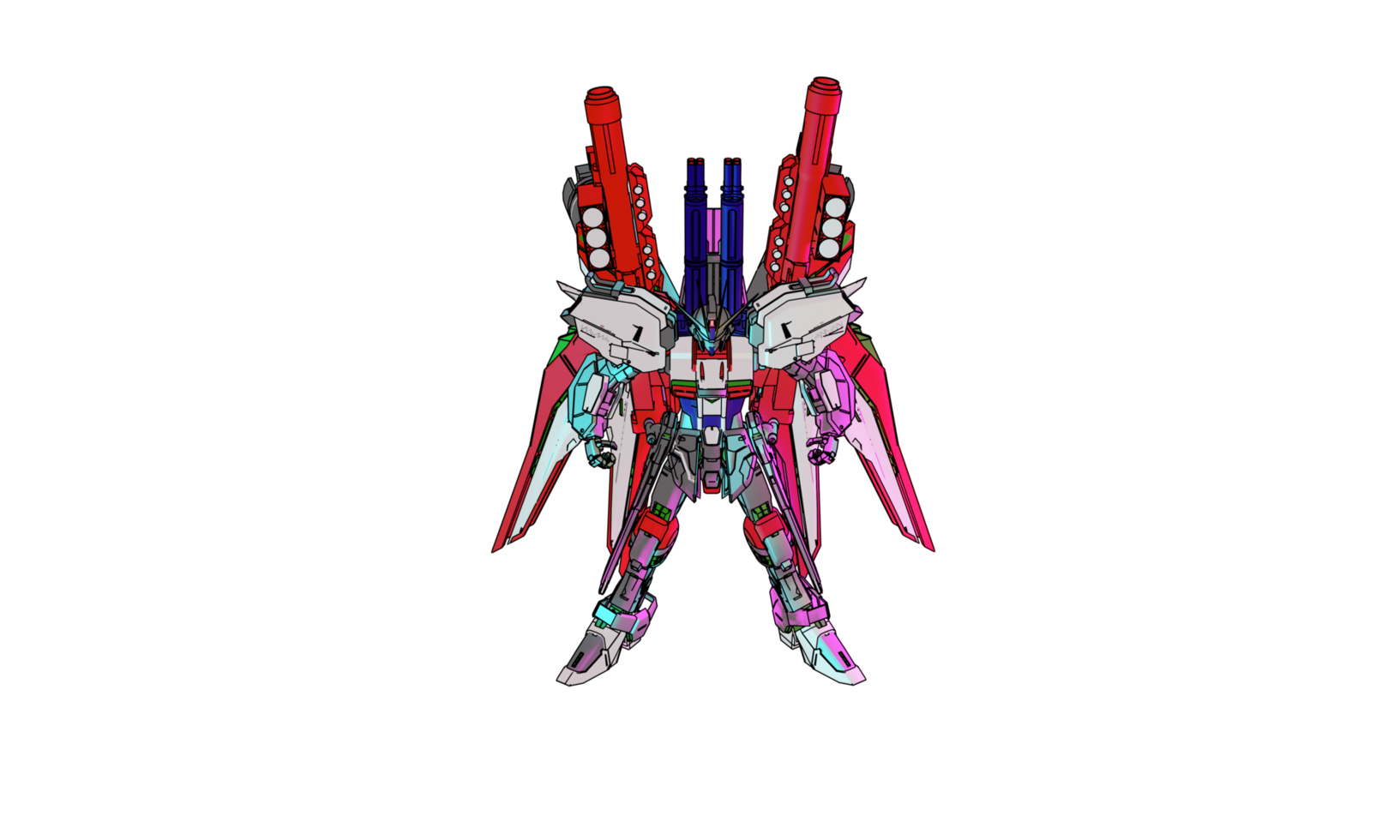 Robot with strategy combat style png