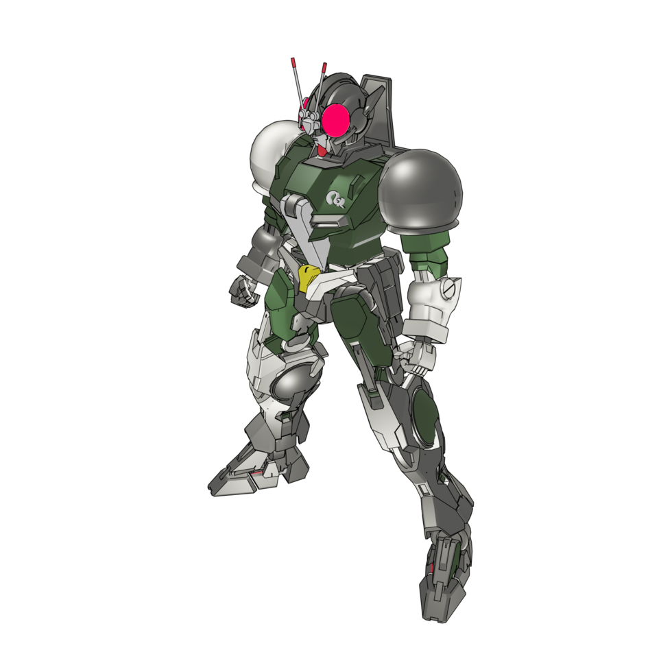 Robot with strategy combat style png
