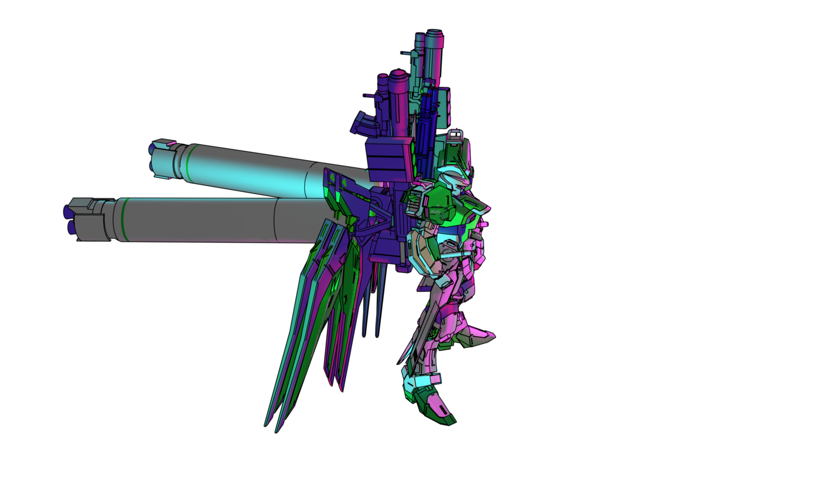 Roboter mit Strategiekampfstil png