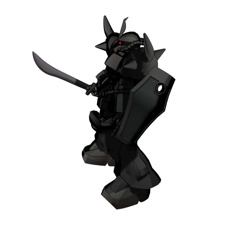 Mecha with attacking combat style png