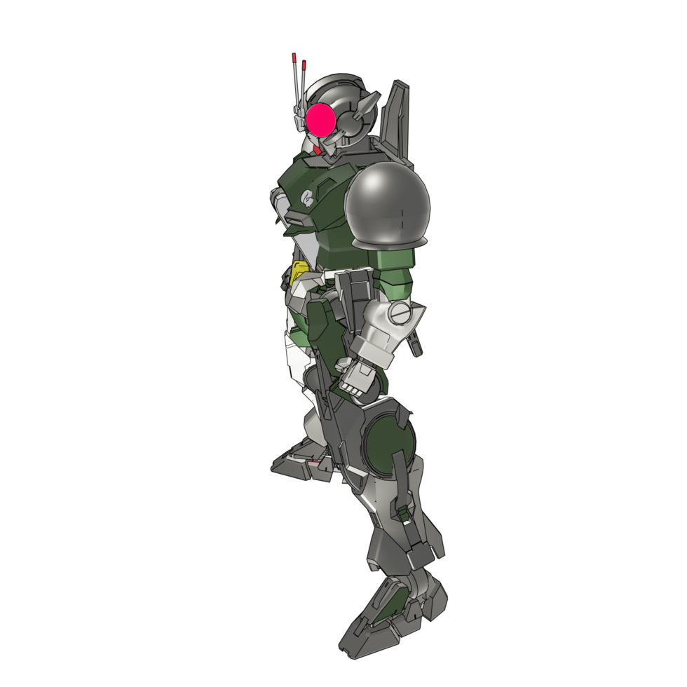 Robot with strategy combat style png