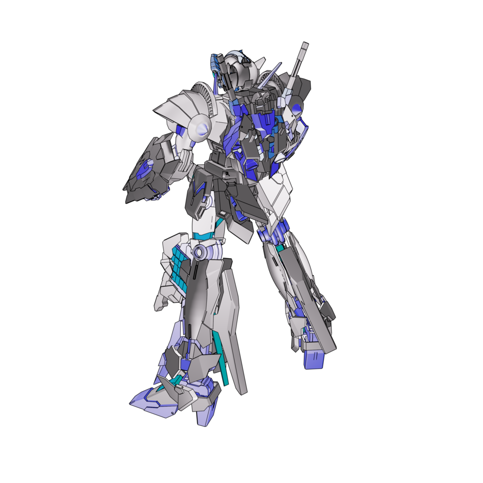 Robots with attacking combat style png