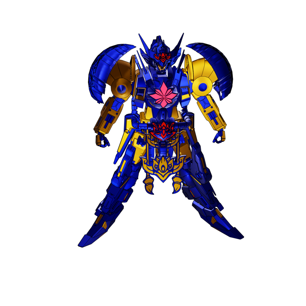 Mecha with strategy combat style png