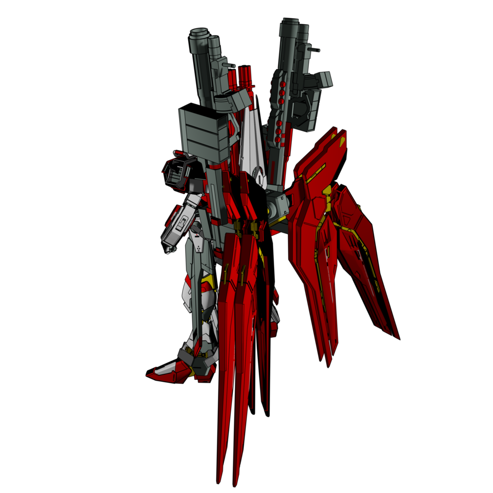 Mecha with strategy combat style png