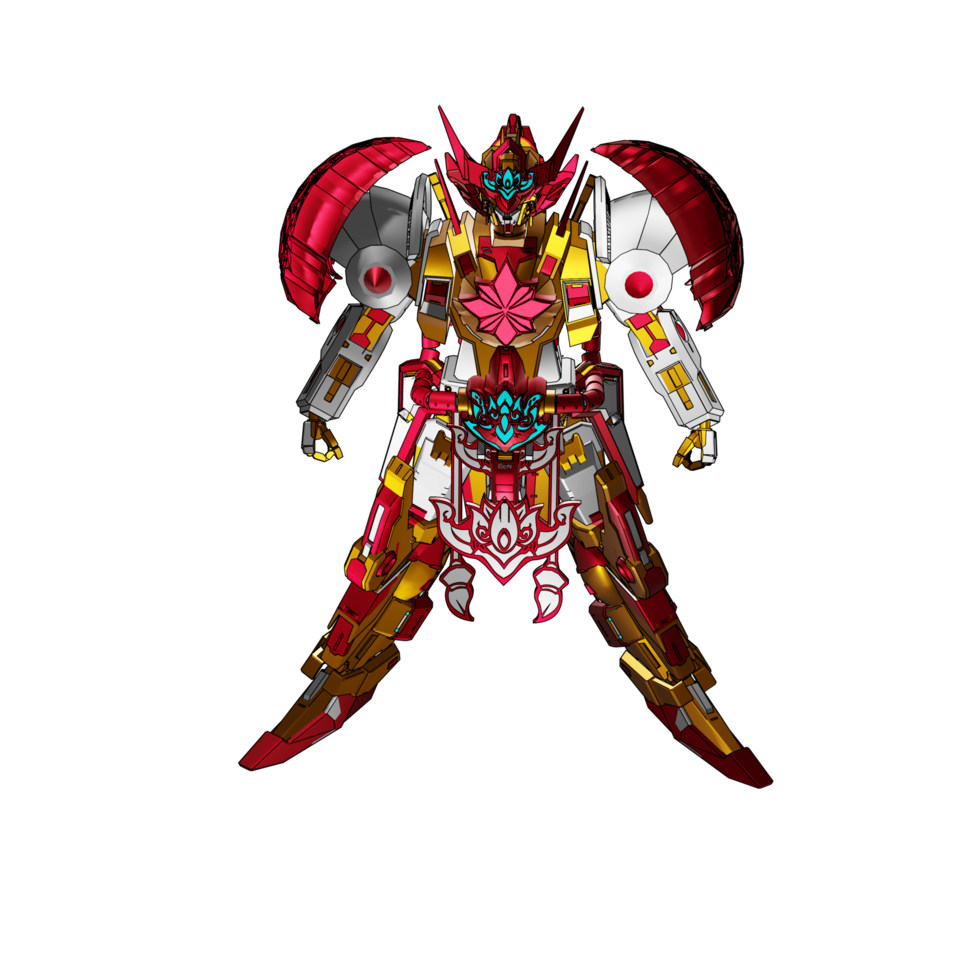 Mecha with strategy combat style png