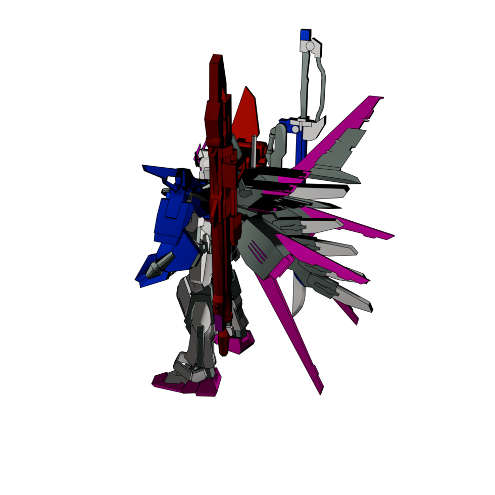 Robot with strategy combat style png
