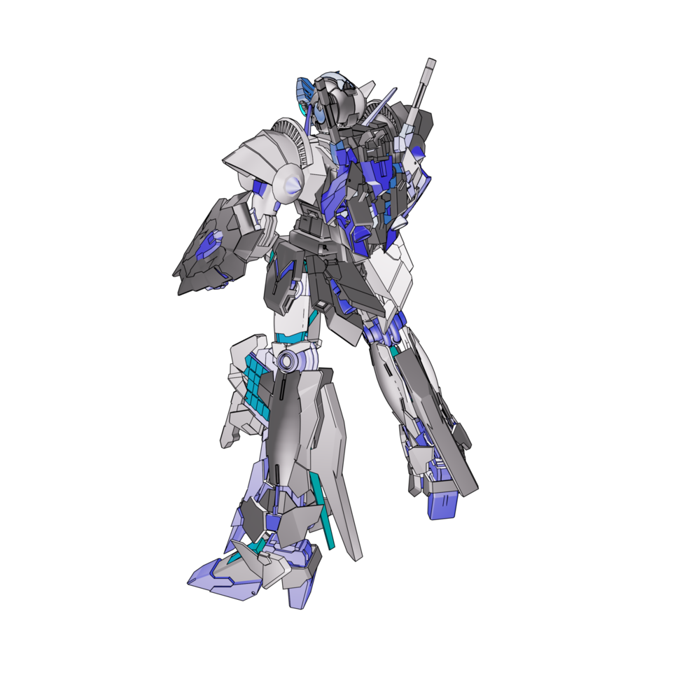 Robots with attacking combat style png