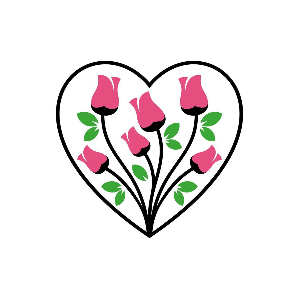 colección de flores con hojas, ramos de flores. flores vectoriales impresión de arte de primavera con elementos botánicos. Felices Pascuas. estilo folclórico. carteles para las vacaciones de primavera. iconos aislados sobre fondo blanco. vector