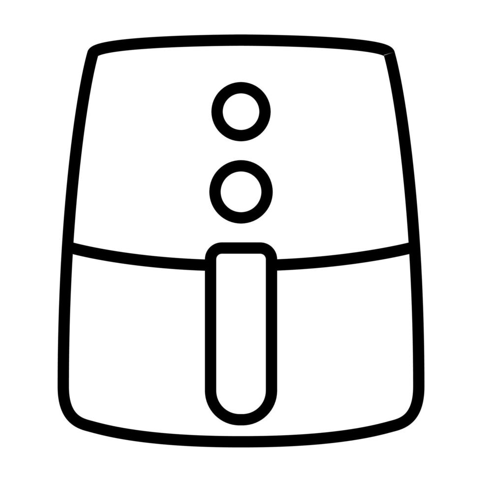 cooking air fryer appliance icon vector for graphic design, logo, website, social media, mobile app, UI illustration