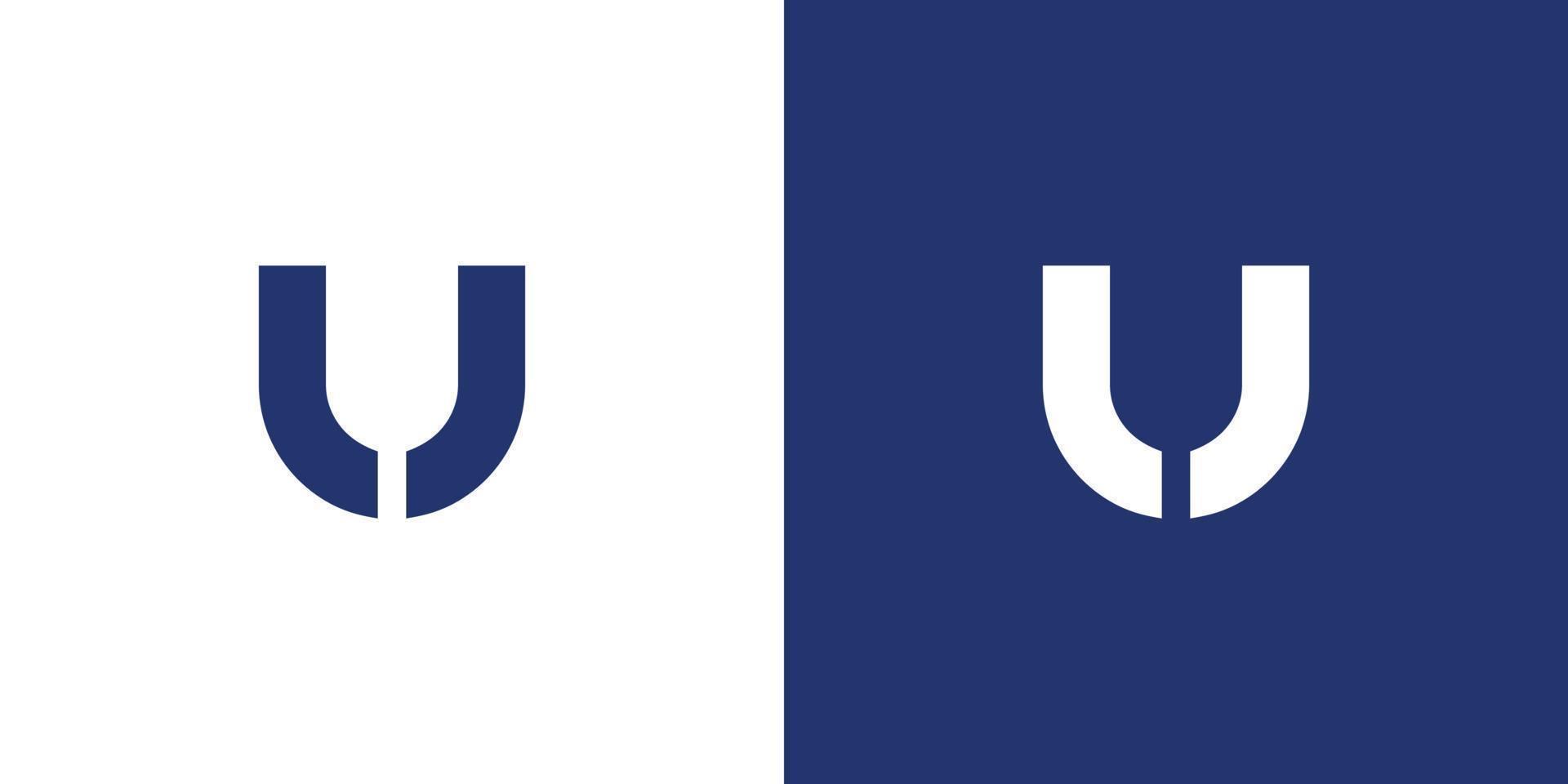 diseño inicial de letra lj moderno y simple vector