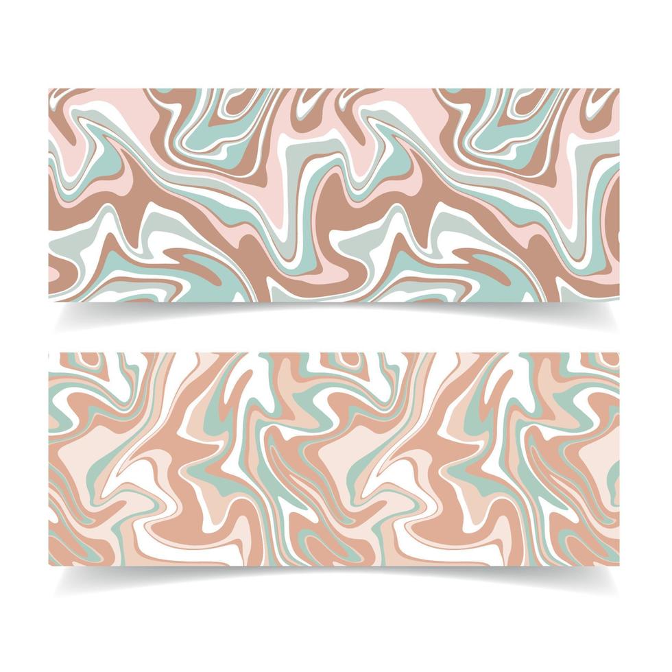 Vector background with marble paper effect, abstract weaves groovy texture.