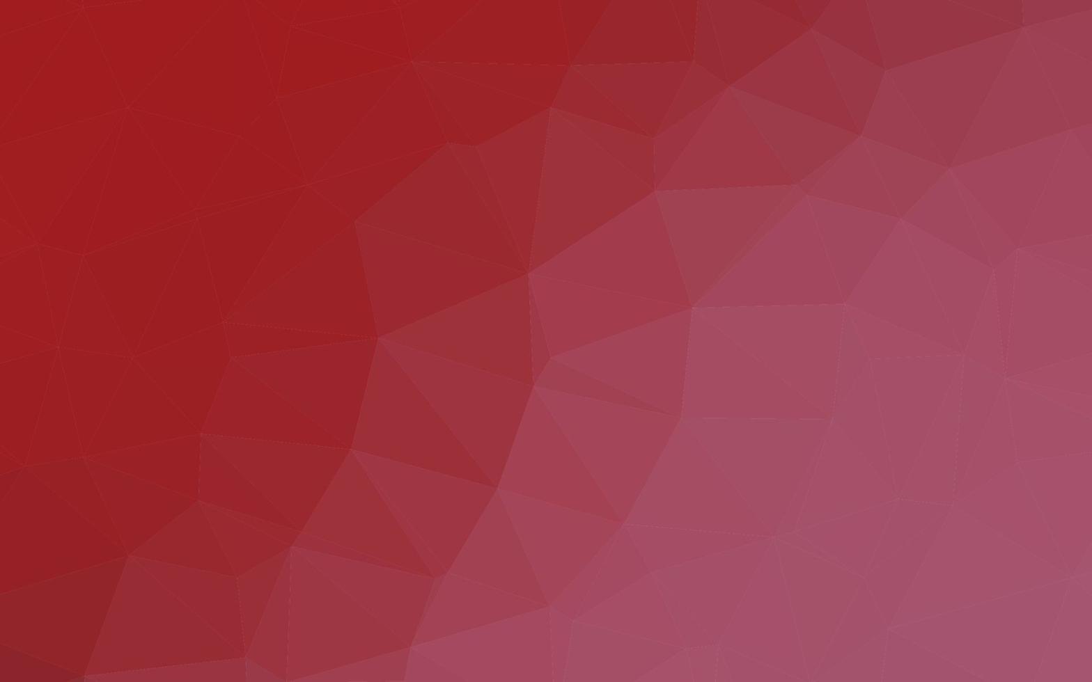 Light Red vector shining triangular background.