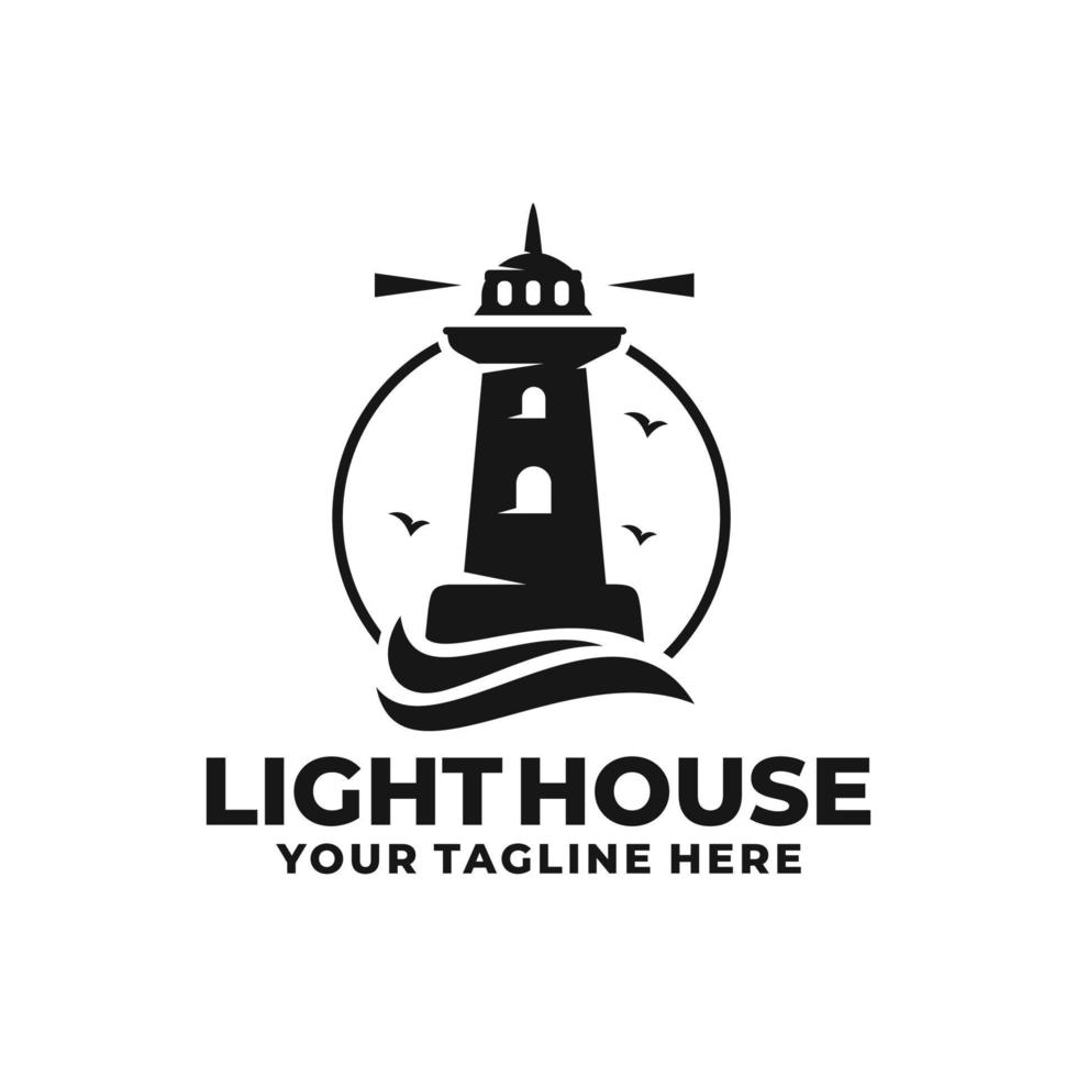 ilustración de vector de logotipo de casa de luz