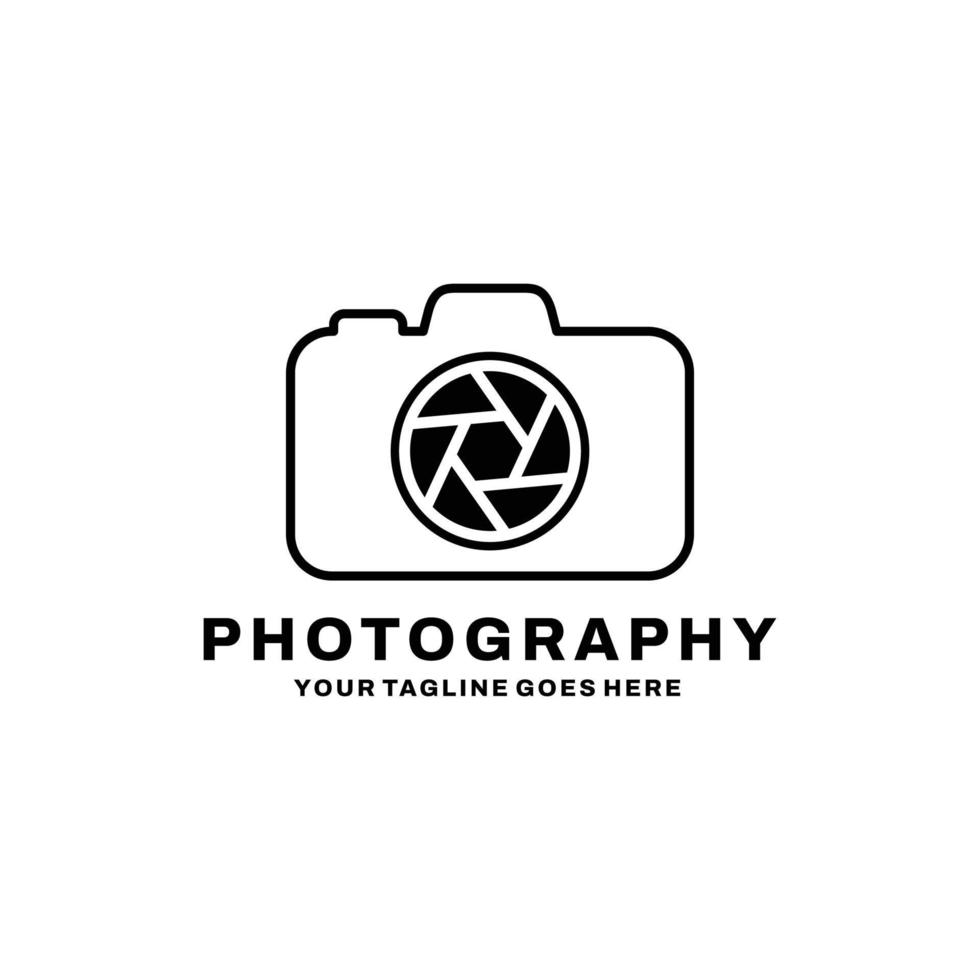 Photography logo design vector. Camera logo vector