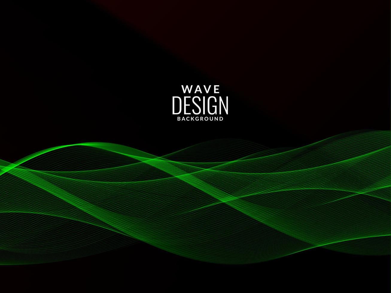 Abstract elegant modern color wave decorative design background vector