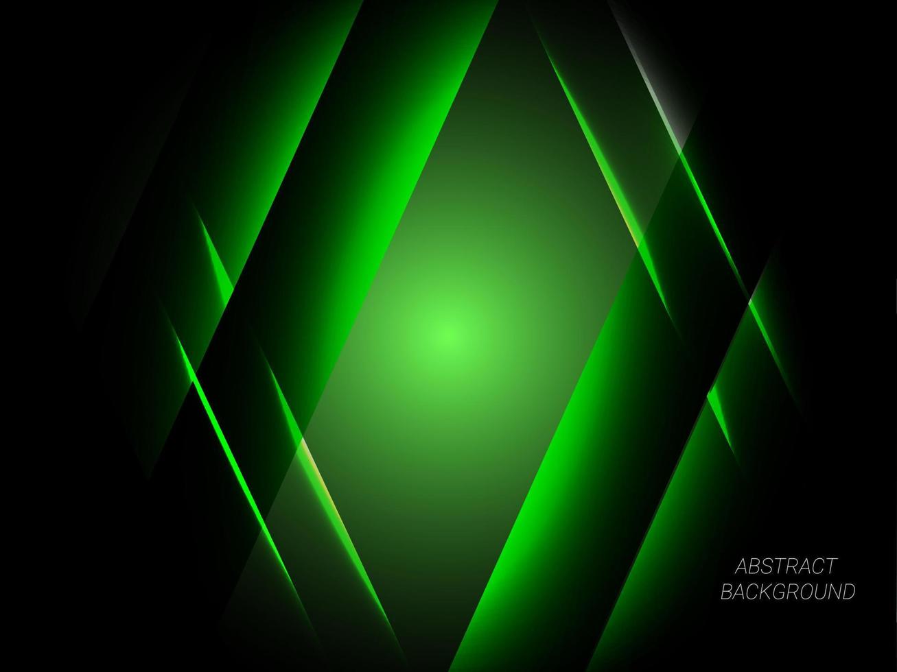 Abstract geometric green transparent gradient lines illustration pattern background vector