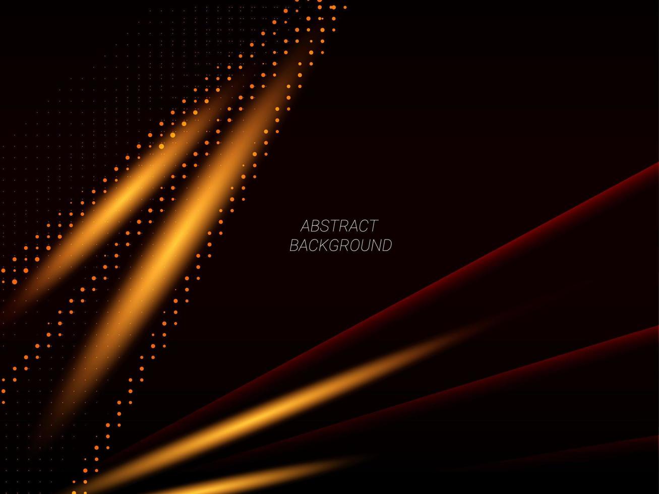 Abstract geometric transparent gradient lines yellow and gold color illustration pattern background vector