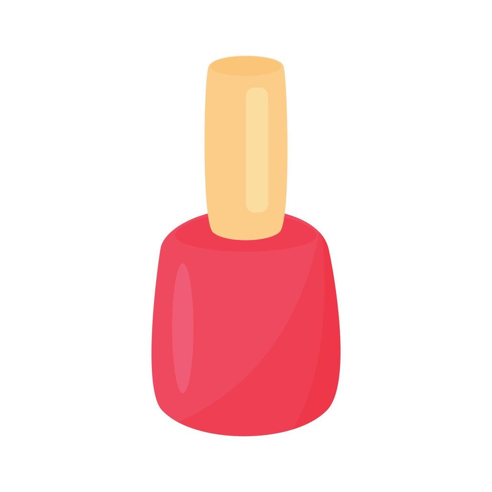 ilustración de esmalte de uñas vector