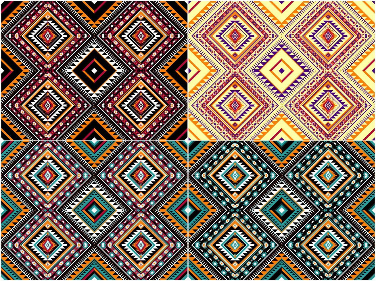 traditional ethnic geometric pattern background design for backgrounds