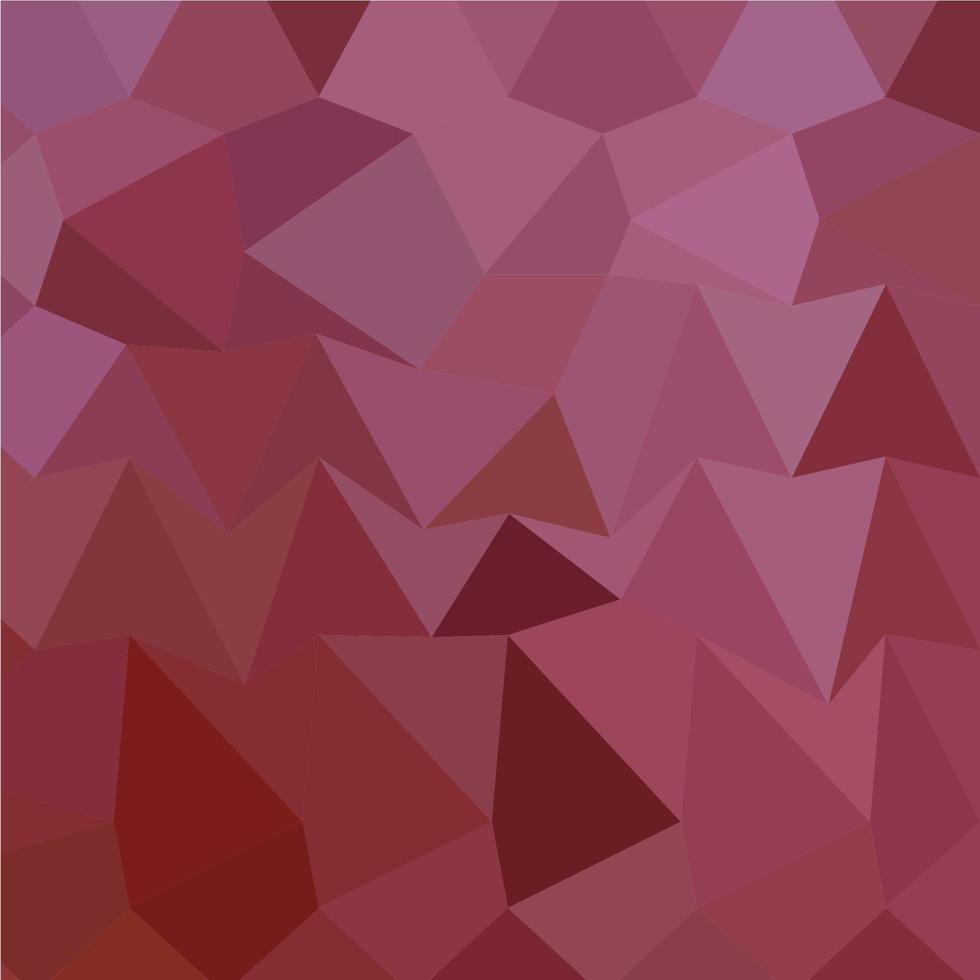 Antique Fuchsia Abstract Low Polygon Background vector