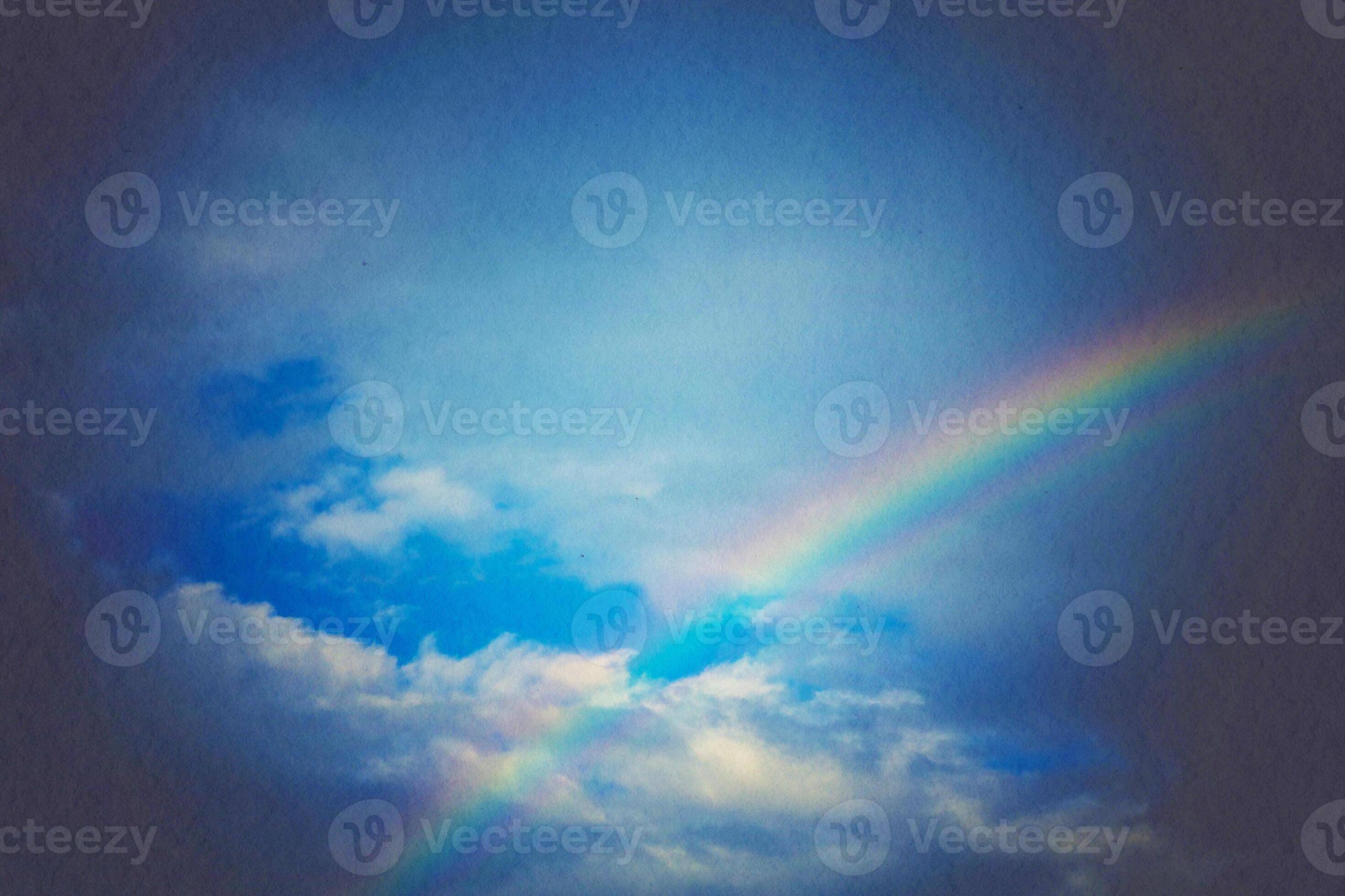 Rainbow in Clouds 11957364 Stock Photo at Vecteezy