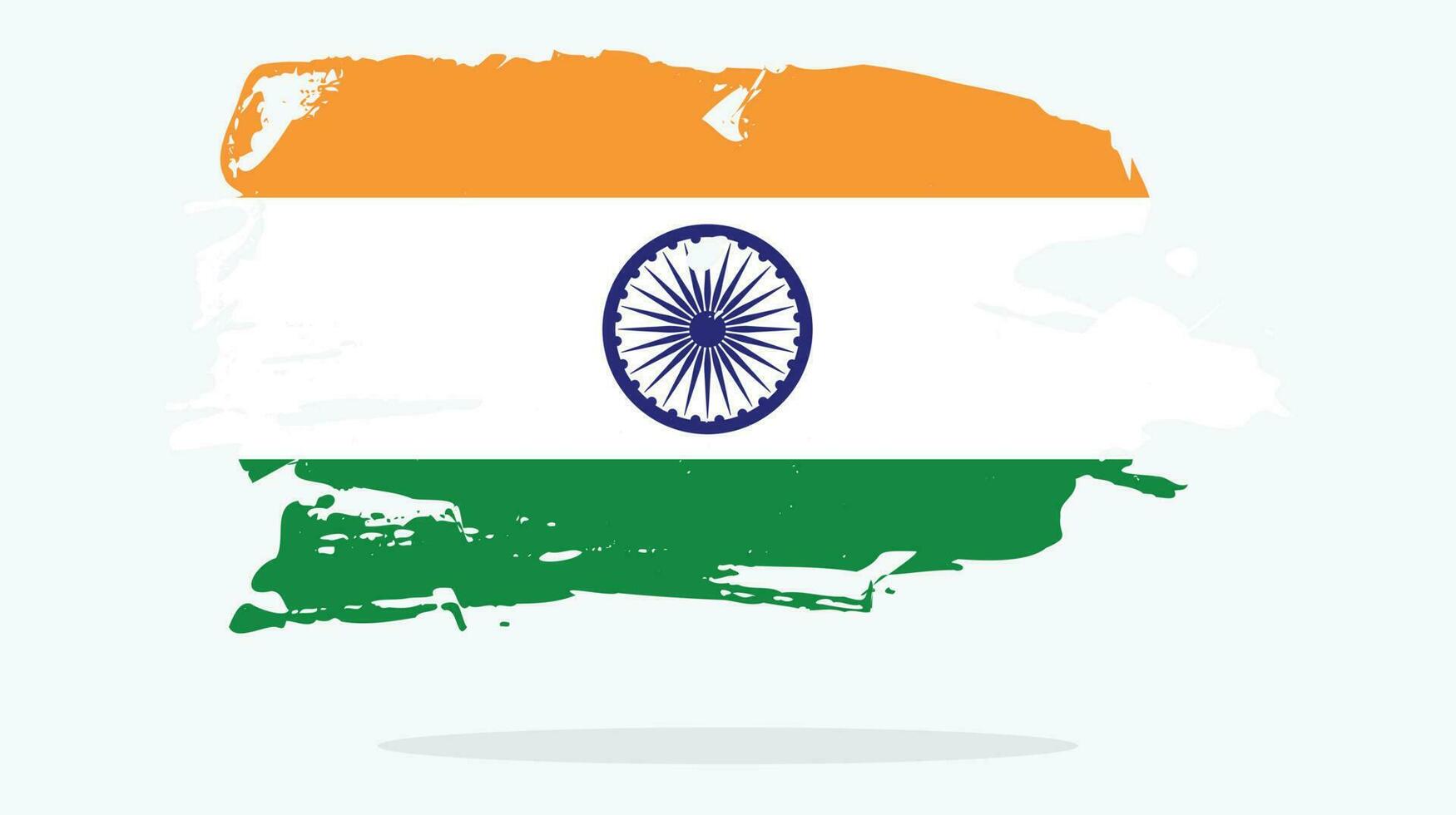 nuevo grunge textura india bandera diseño vector