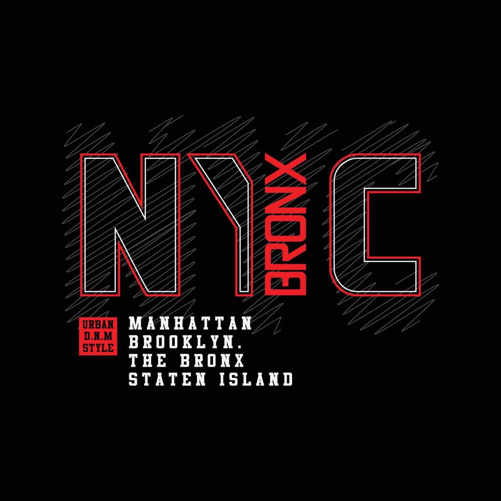 New york urban vector illustration and typography, perfect for t-shirts, hoodies, prints etc.