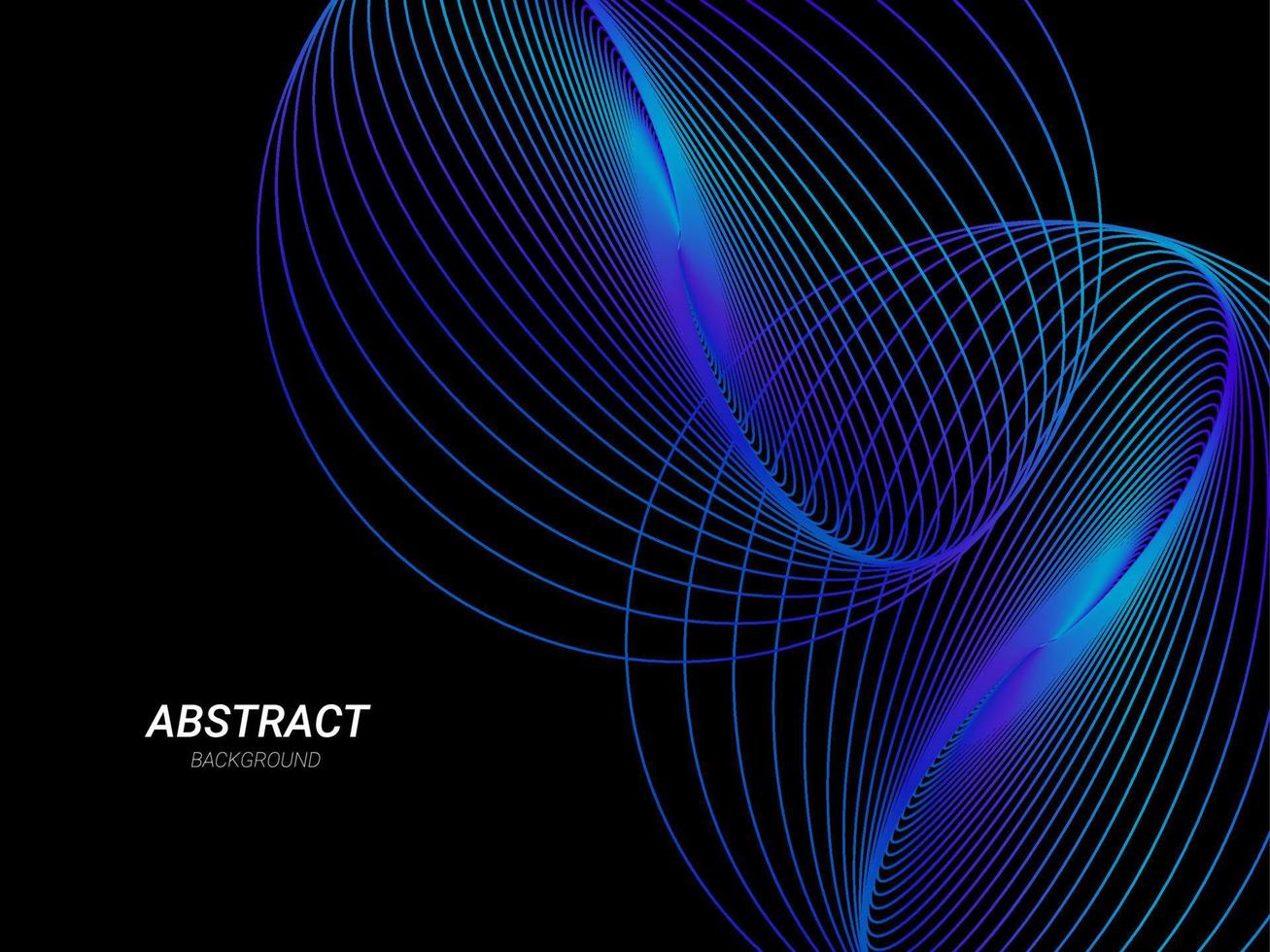 Abstract geometric colorful modern flowing lines pattern background vector