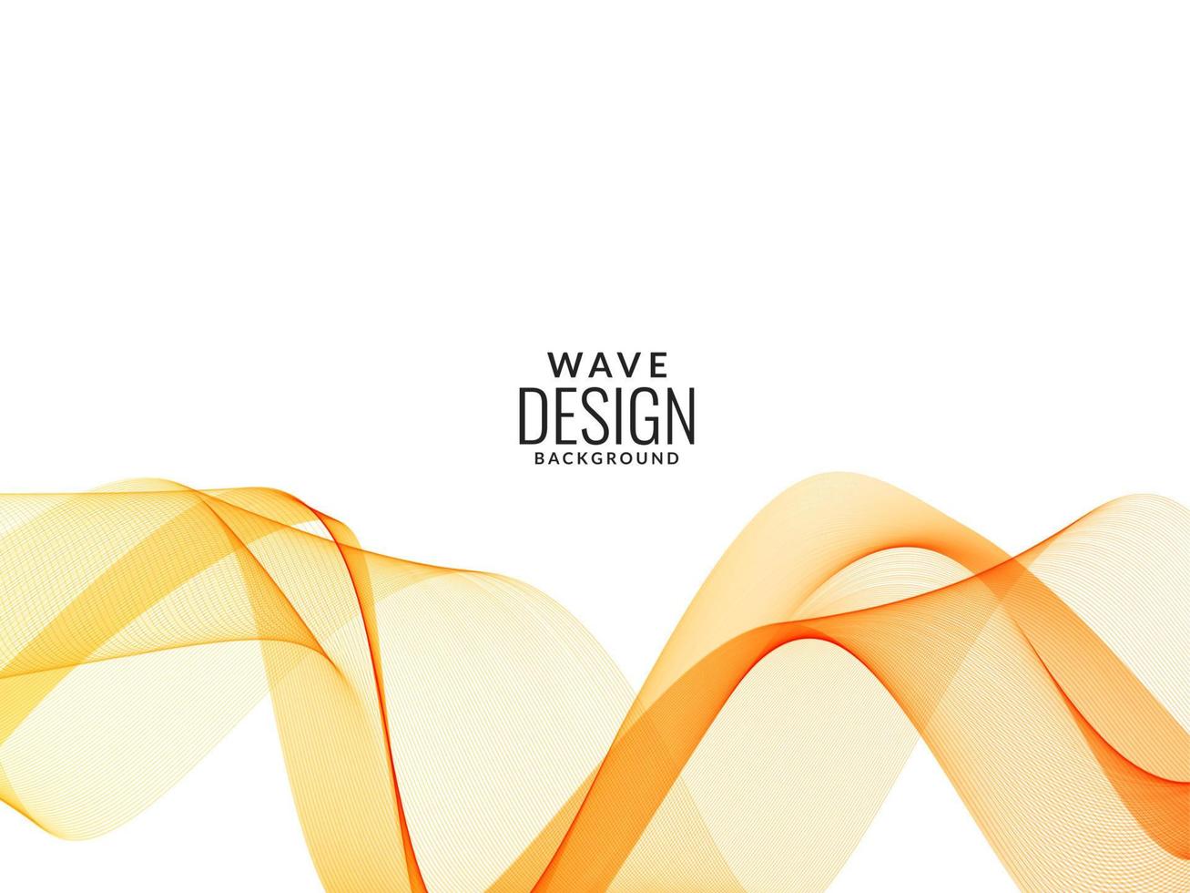 Modern red decorative wave stylish dynamic background vector