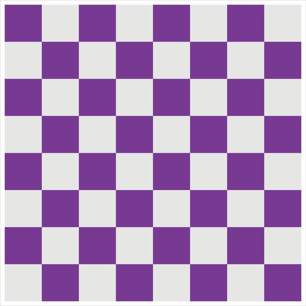 Regular square background forms a pattern like a chessboard. Flat and simple background design with a mix of purple and gray vector