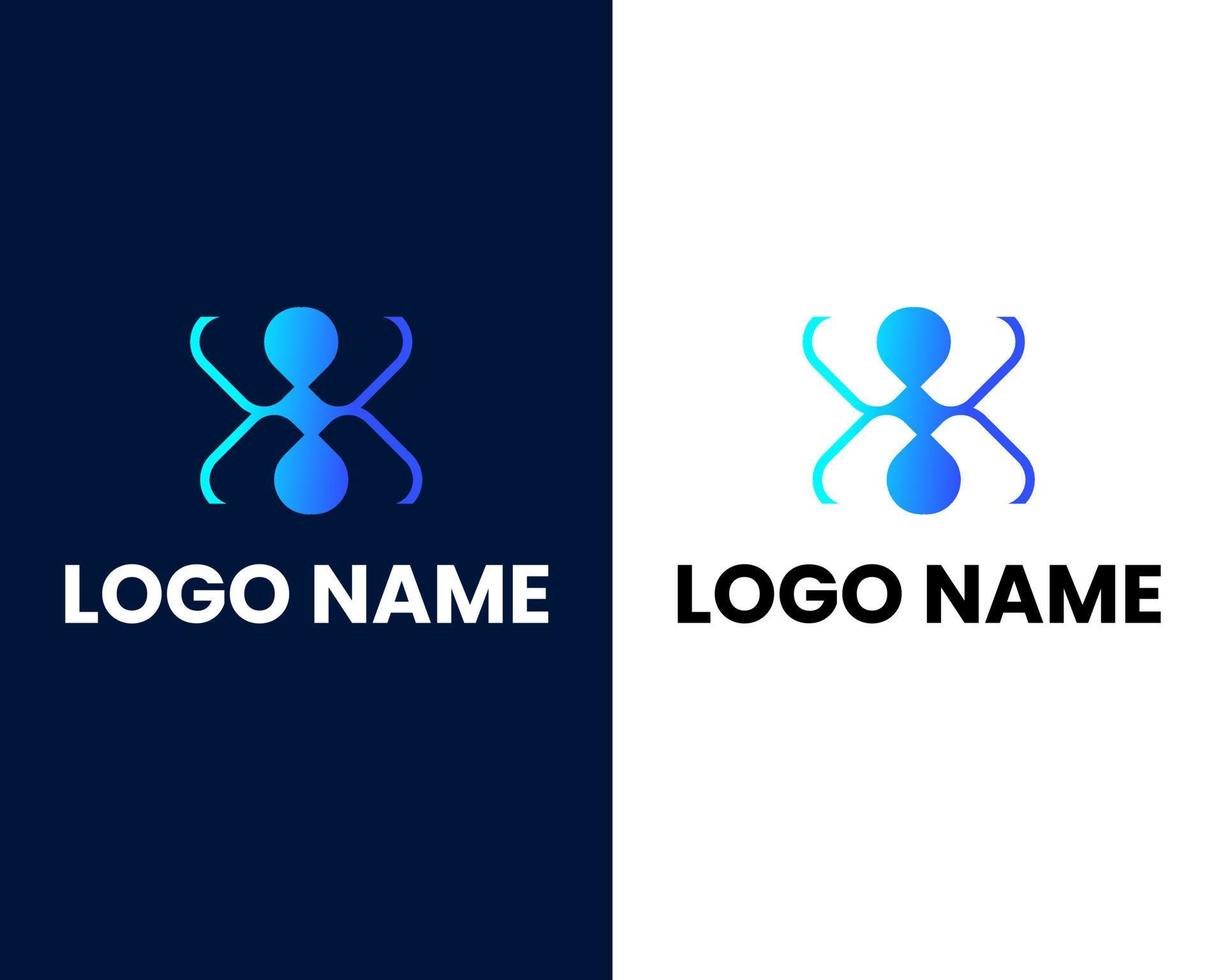 letter w and s modern logo design template vector