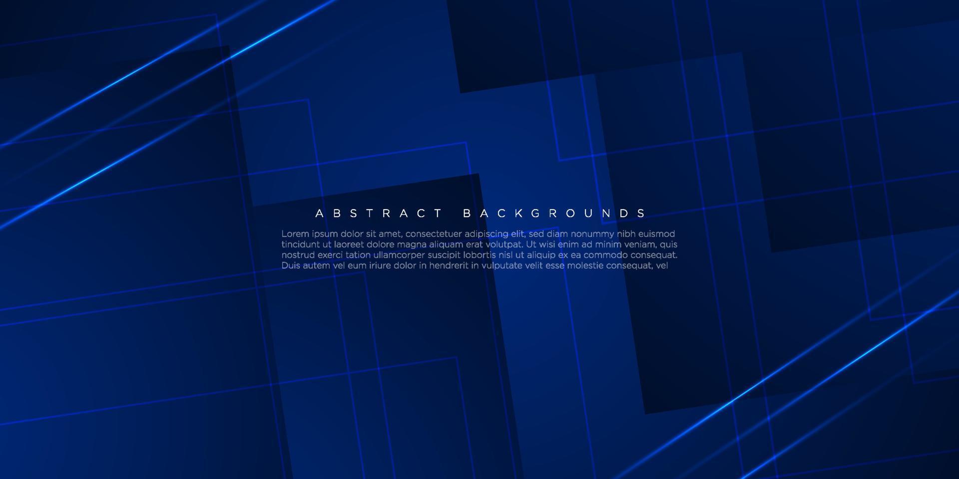 Abstract dark blue gradient illustration background with simple pattern.square style cool design.Eps10 vector