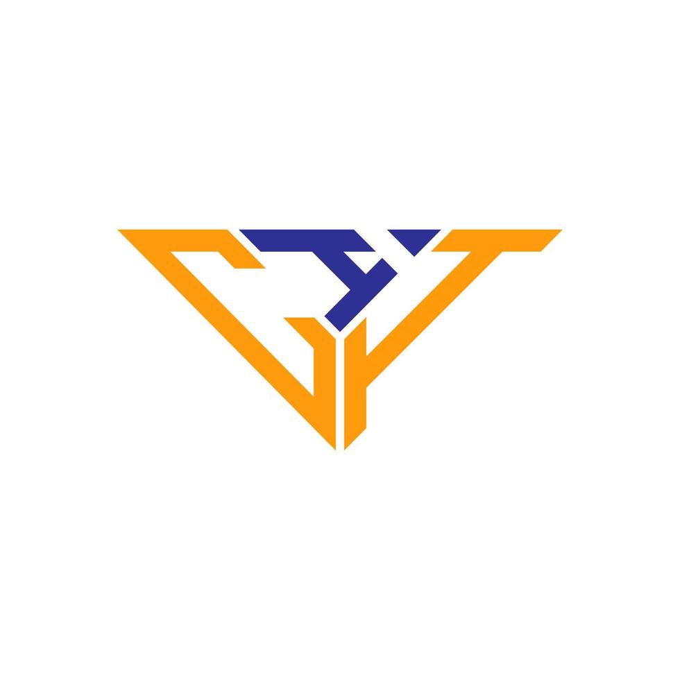 CII letter logo creative design with vector graphic, CII simple and modern logo in triangle shape.